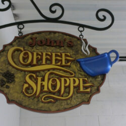 Creative Custom Coffee Shop Sign