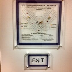 Interior Emergency Signs