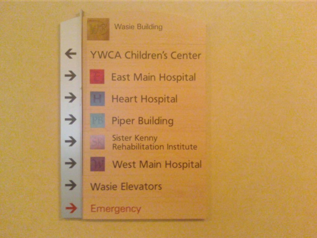 Interior Wayfinding Sign