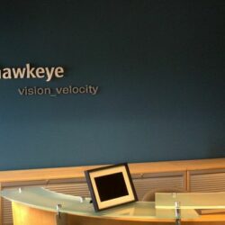Hawkeye Lobby Sign