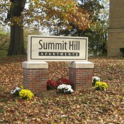 Apartment Building Monument Sign