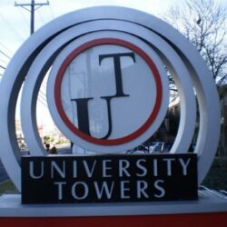 Apartment Building Monument Sign