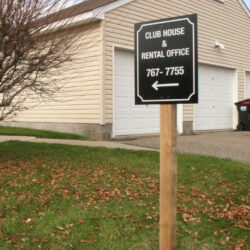 Outdoor Wayfinding Sign