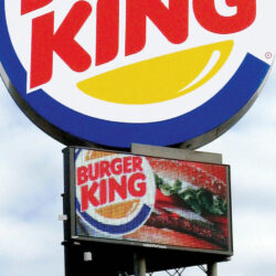 Burger King Franchise Sign