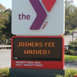 Digital YMCA Sign