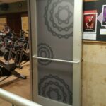 Frosted Door Graphics