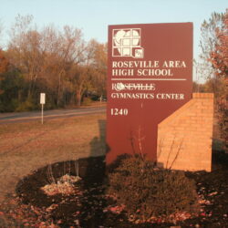 High School Campus Sign