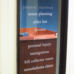 Office Door Lettering