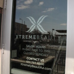 Salon Door Graphics