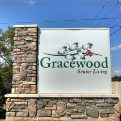 Senior Living Outdoor Monument Sign