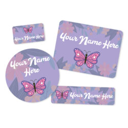 Custom Butterfly Sticker Sizes