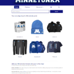 An Example Of An Online Store Customized With School Colors And Team Spirit